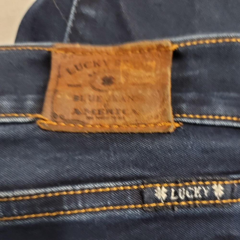 LUCKY BRAND CHARLIE BABY BOOT JEAN Vintage Low Rise Boot Cut Denim stretch comfy - Picture 6 of 16